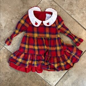 Tahari Apple Plaid School Dress in Red, Blue and Yellow Plaid
